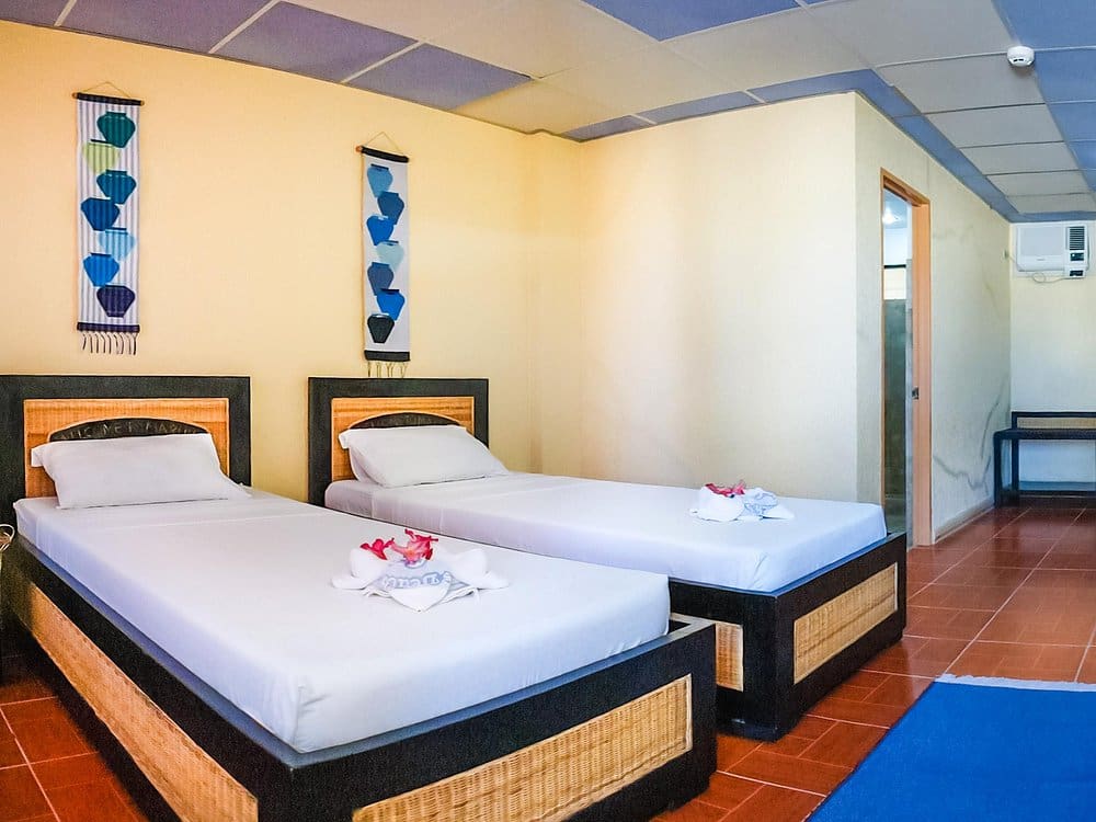 Værelset Rejser til Filippinerne - Rejser til Bantayan - Marlins Beach Resort