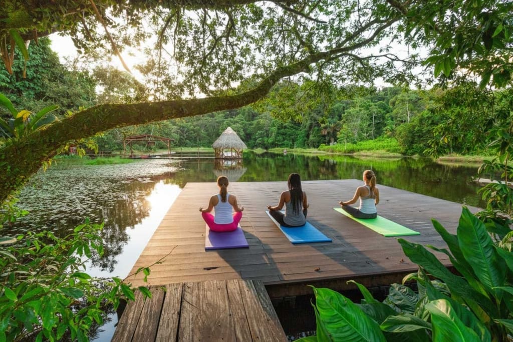 Yoga Rejser til Costa Rica - Rejser til Boca Tapada - Maquenque Eco Lodge - Jungle Lodge Costa Rica - Bungalow Costa Rica