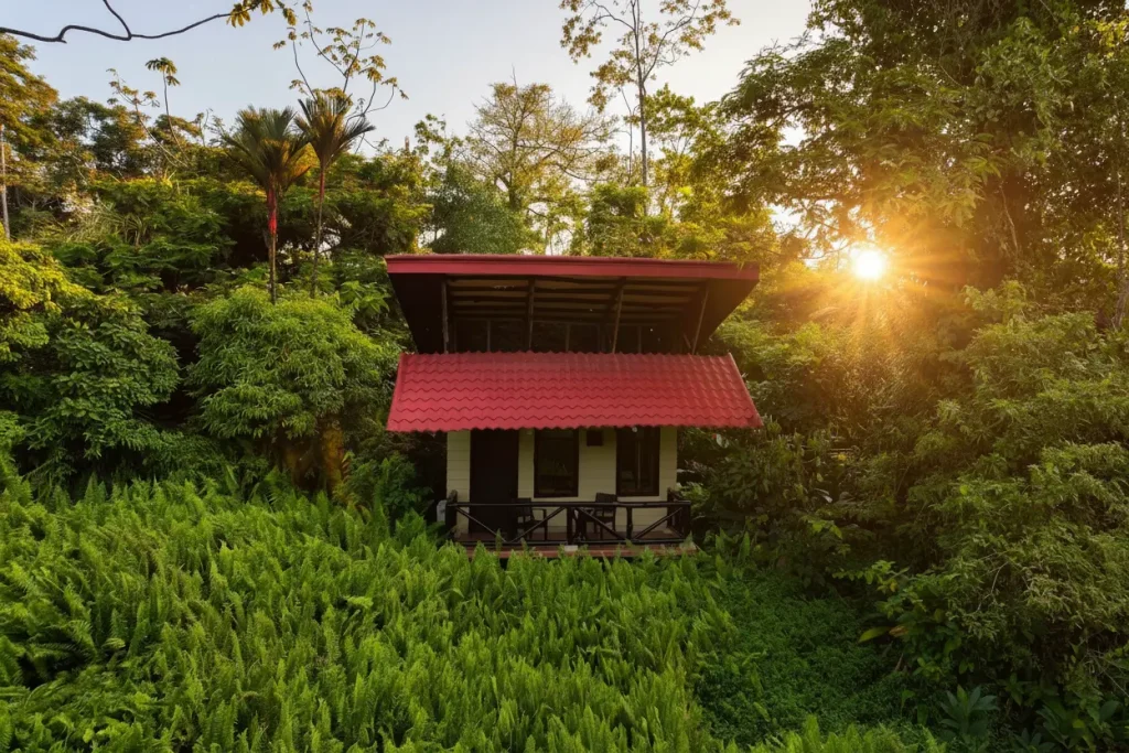 Bungalow Rejser til Costa Rica - Rejser til Boca Tapada - Maquenque Eco Lodge - Jungle Lodge Costa Rica - Bungalow Costa Rica