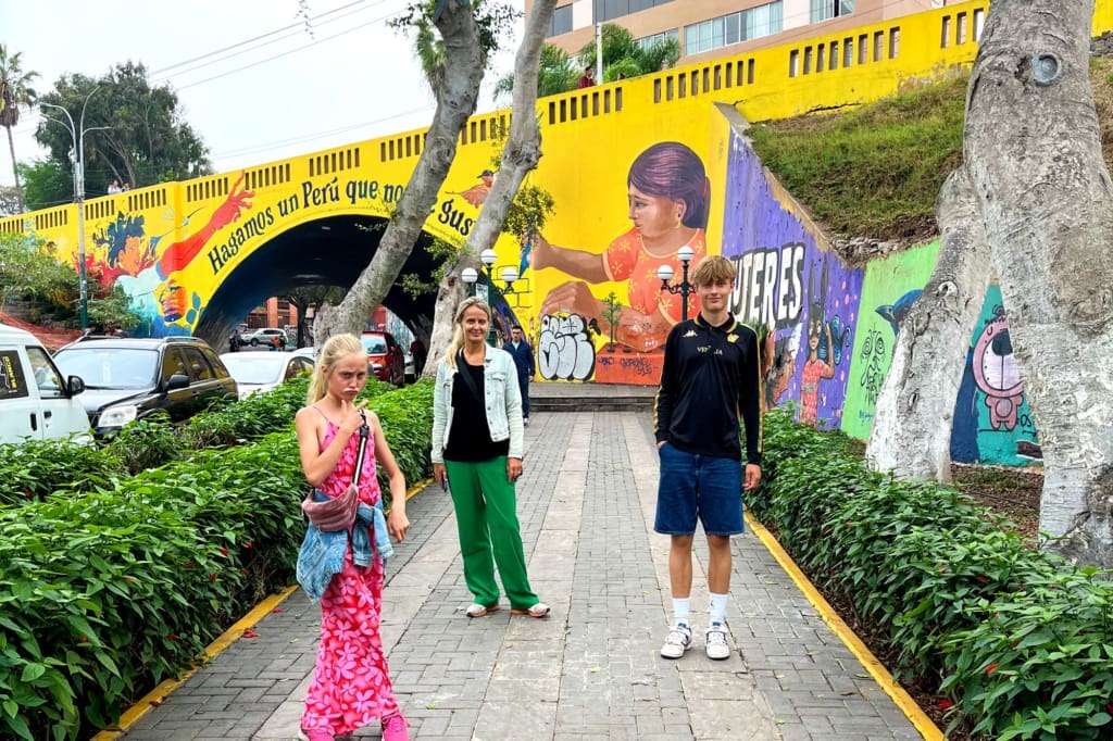 Det farvestrålende Barranco-distrikt i Lima