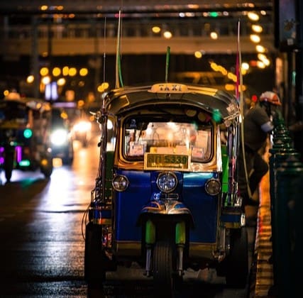 Oplevelser i Thailand – Bangkok – tuk-tuk tur gennem aftenen