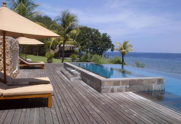 Pool med udsigt Rejser til Bali - Rejser til Amed - Villa Bukit Segara