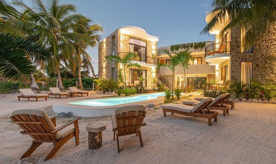 Rejser til Mexico Rejser til El Cuyo Bæredygtigt hotel