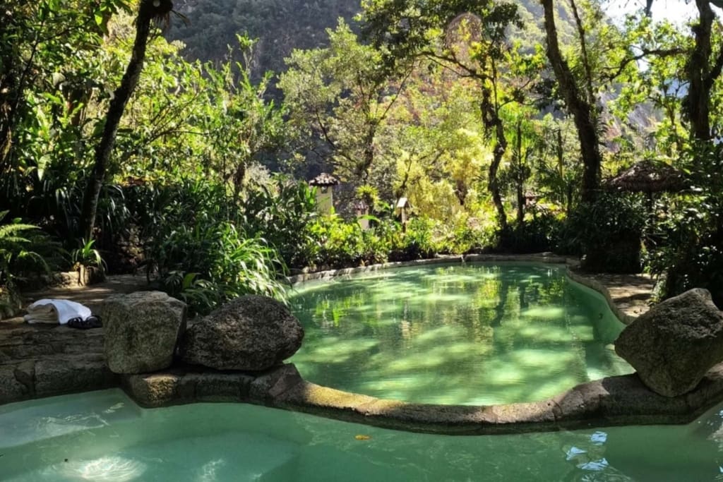 Hotellets pool Rejser til Peru - Rejser til Aguas Calientes (Machu Picchu) - Inkaterra Machu Picchu Peublo Hotel