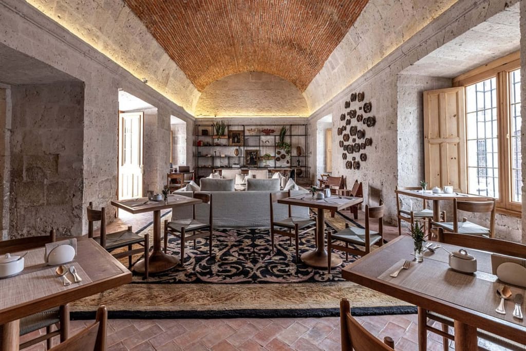 Restauranten Rejser til Peru - Palacio Guaqui by Ananay - Arequipa