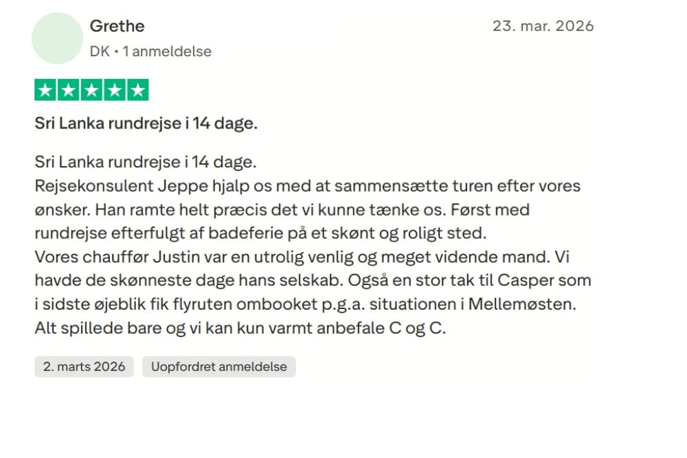 Tryghedspakke C&C Travel