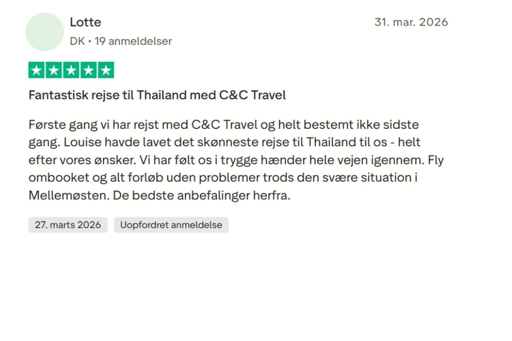 Tryghedspakke C&C Travel