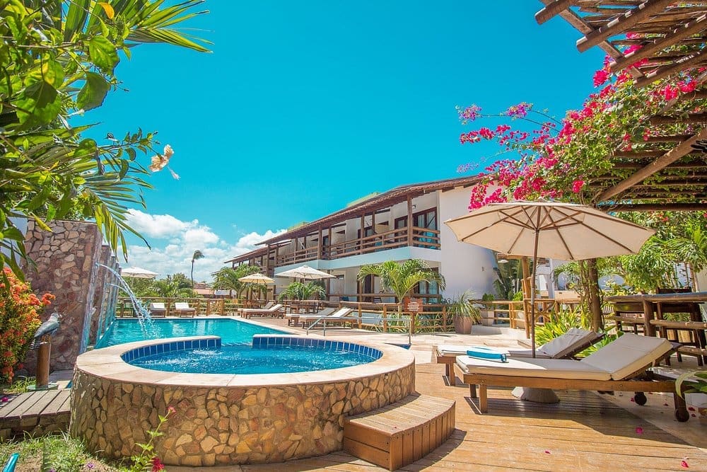 Hotellets pool Rejser til Brasilien - Rejser til Jericoacoara - Pousada Carcara