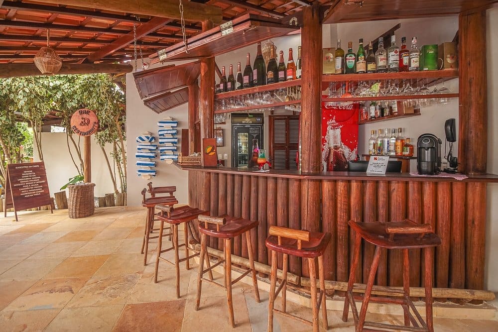 Hotellets bar Rejser til Brasilien - Rejser til Jericoacoara - Pousada Carcara