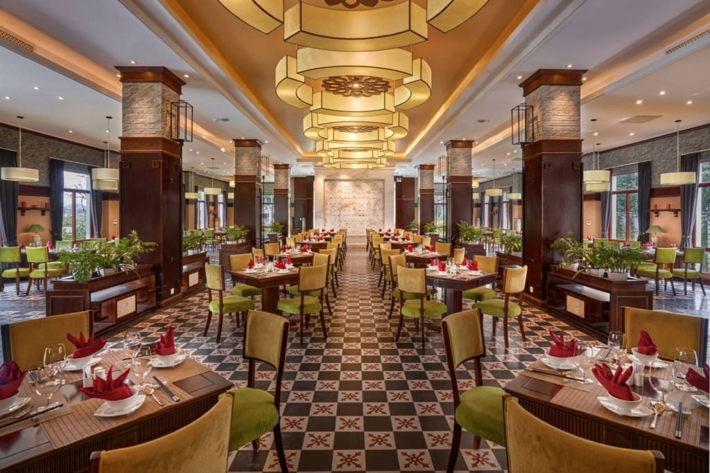 Et af spiseområderne Rejser til Vietnam - Rejser til Ninh Binh - Ninh Binh Hidden Charm Hotel & Resort
