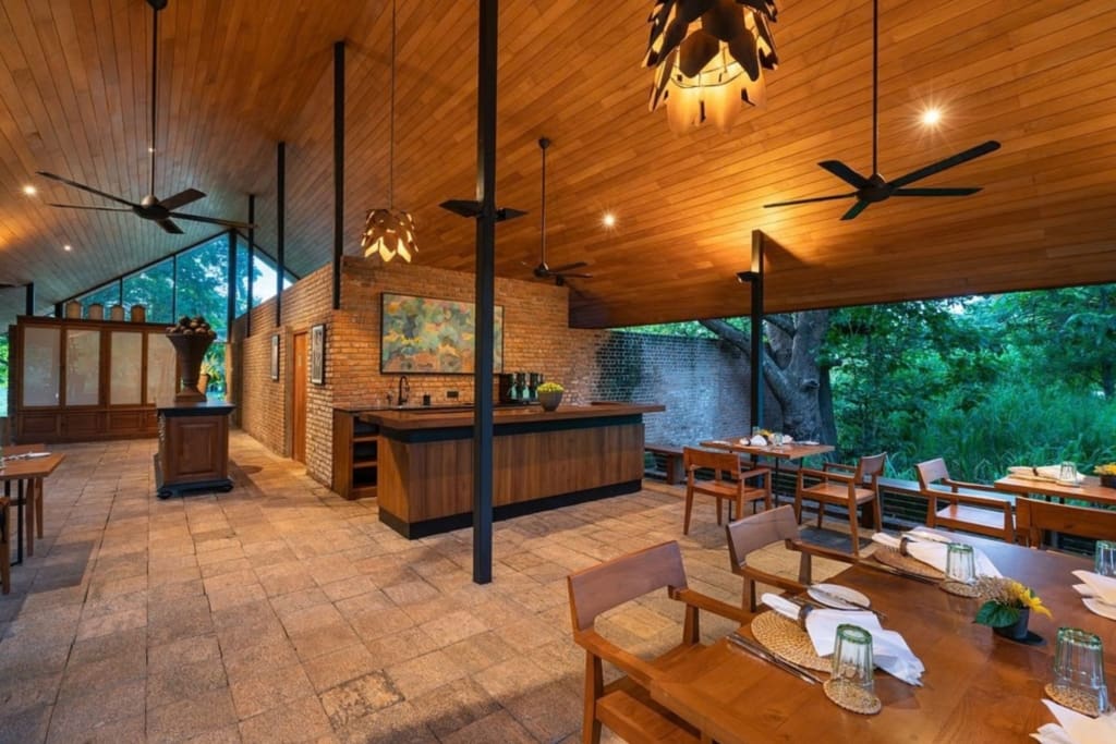 Restauranten Rejser til Sri Lanka - Rejser til Habarana - Taru Villas Maia
